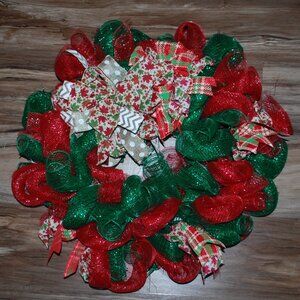 Christmas Wreath Hand Made New